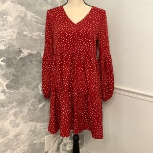 Amazon polkadot dress size S